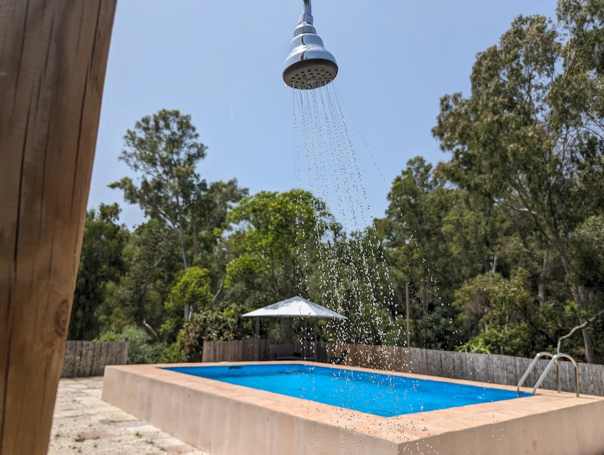 Piscina casa rural